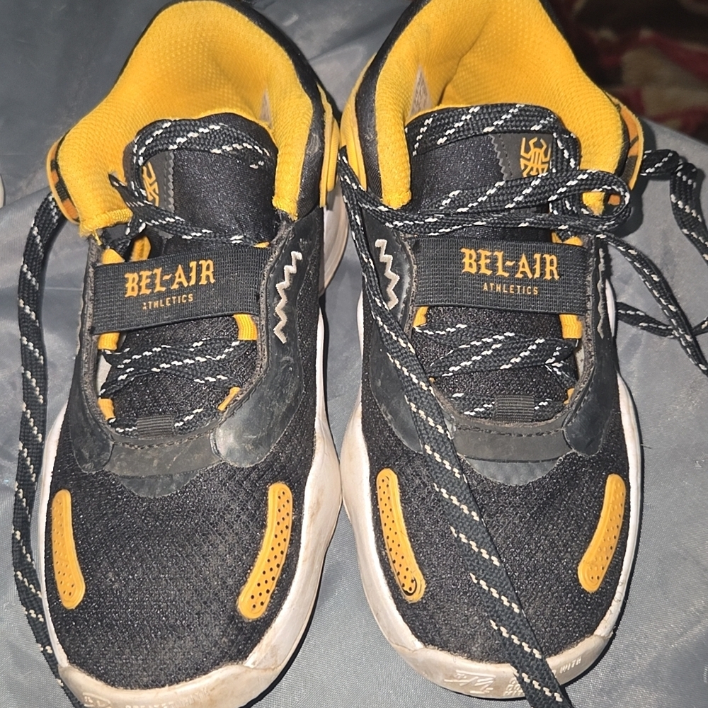 adidas Kids Sneakers - Black and Yellow